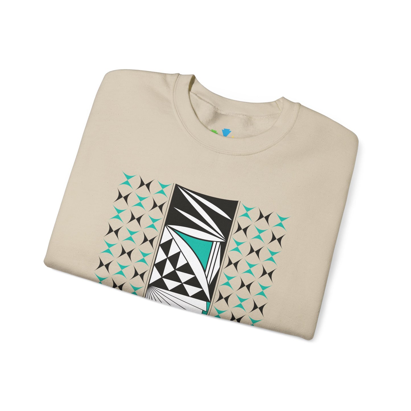 Southwest Sunrise in Aqua Unisex Sweatshirt