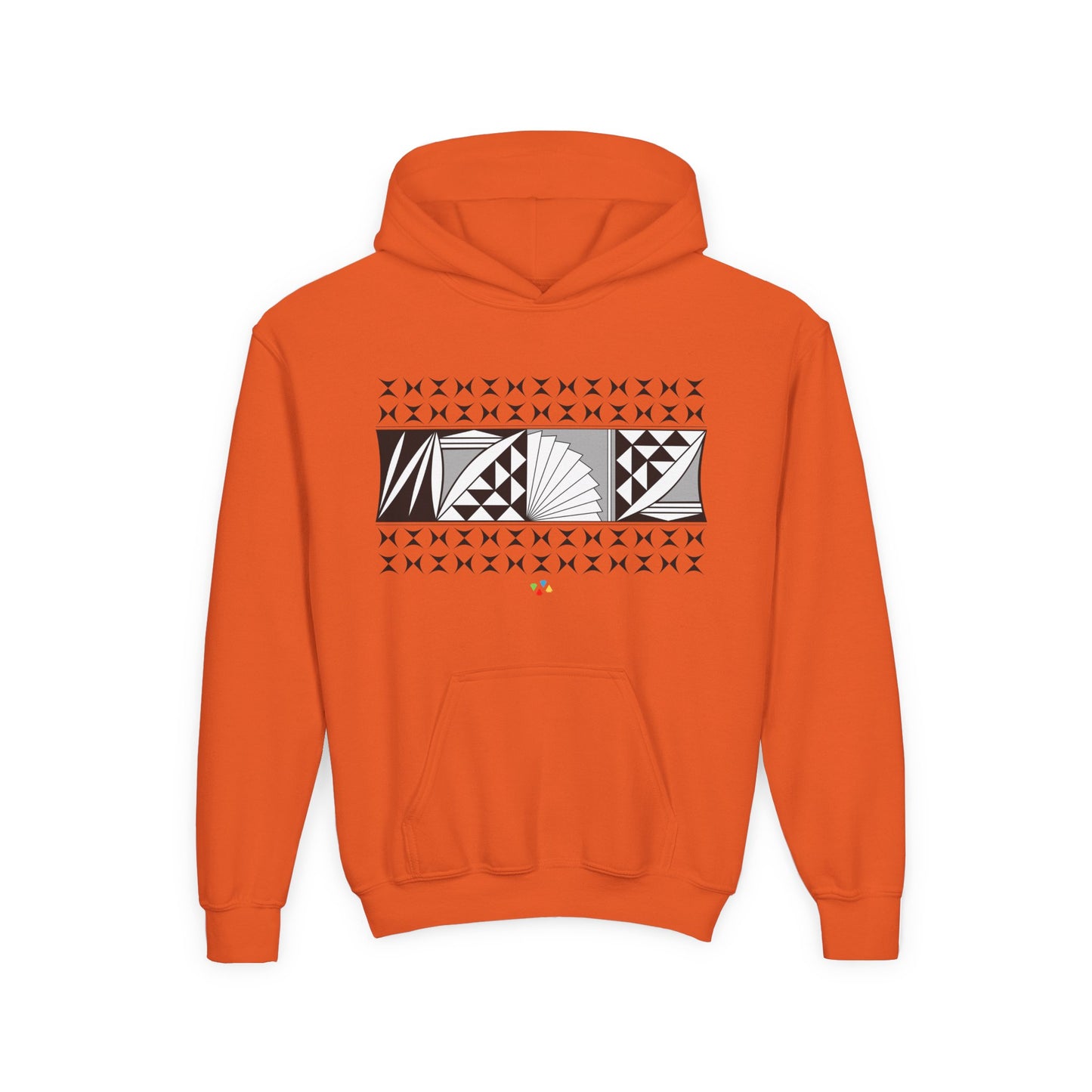 Gray Southwest Sunrise Youth Heavy Blend Hooded Sweatshirt