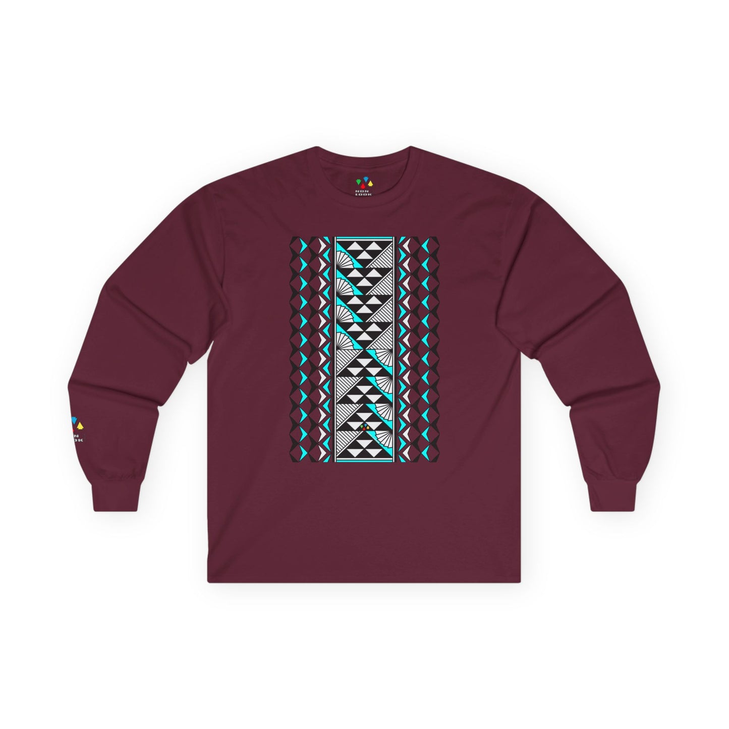 Sun and Rain in Turquoise Unisex Long Sleeve Tee