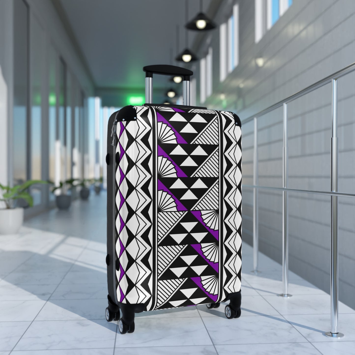 Purple Rain and Sun Suitcases