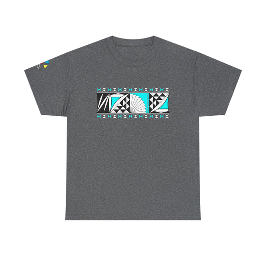 Southwest Sunrise 2 in Turquoise Gildan Unisex Tee