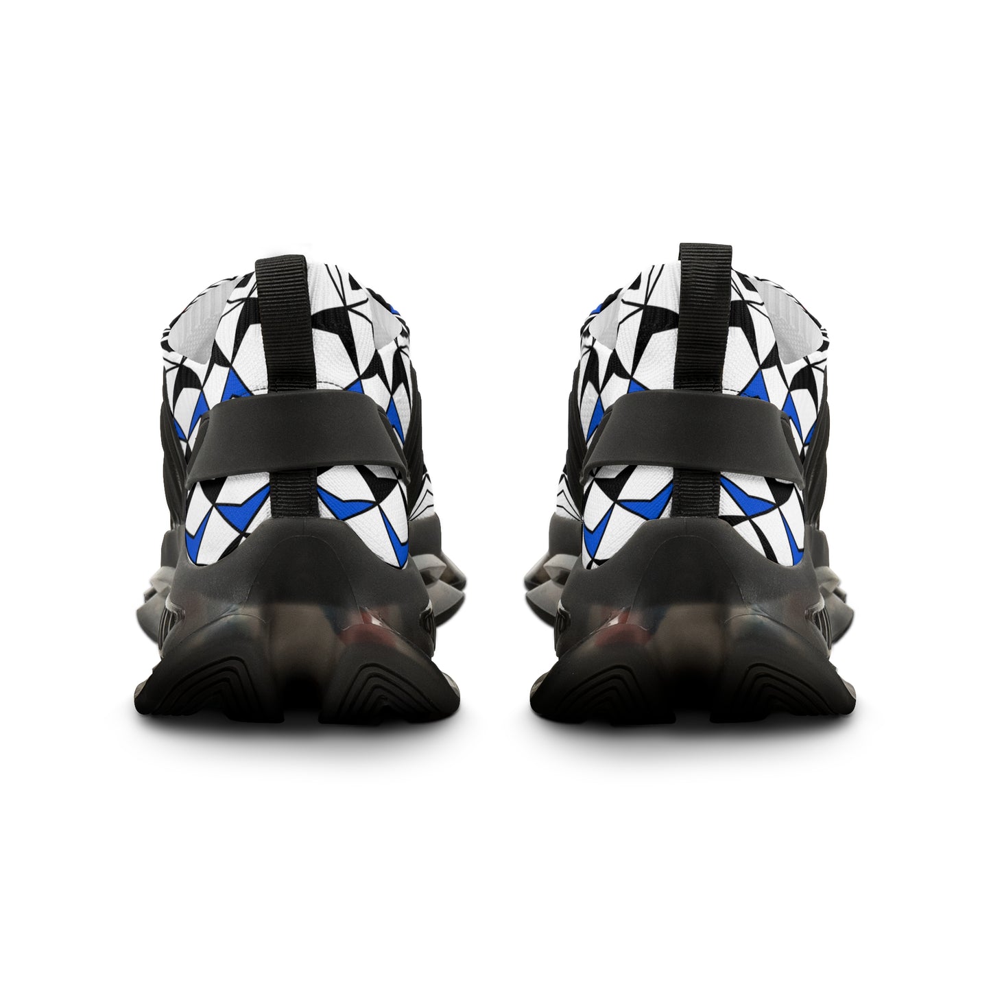Sun and Rain in Blue Men's Mesh Sneakers