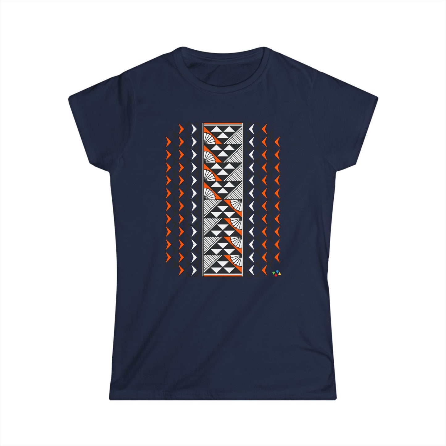 Orange Southwest Sun and Rain Women's Softstyle Tee
