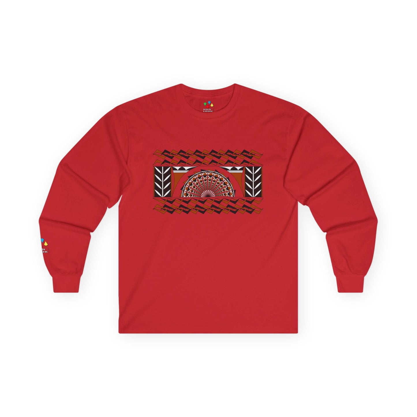 Southwest Sunset in Rust Unisex Long Sleeve Tee