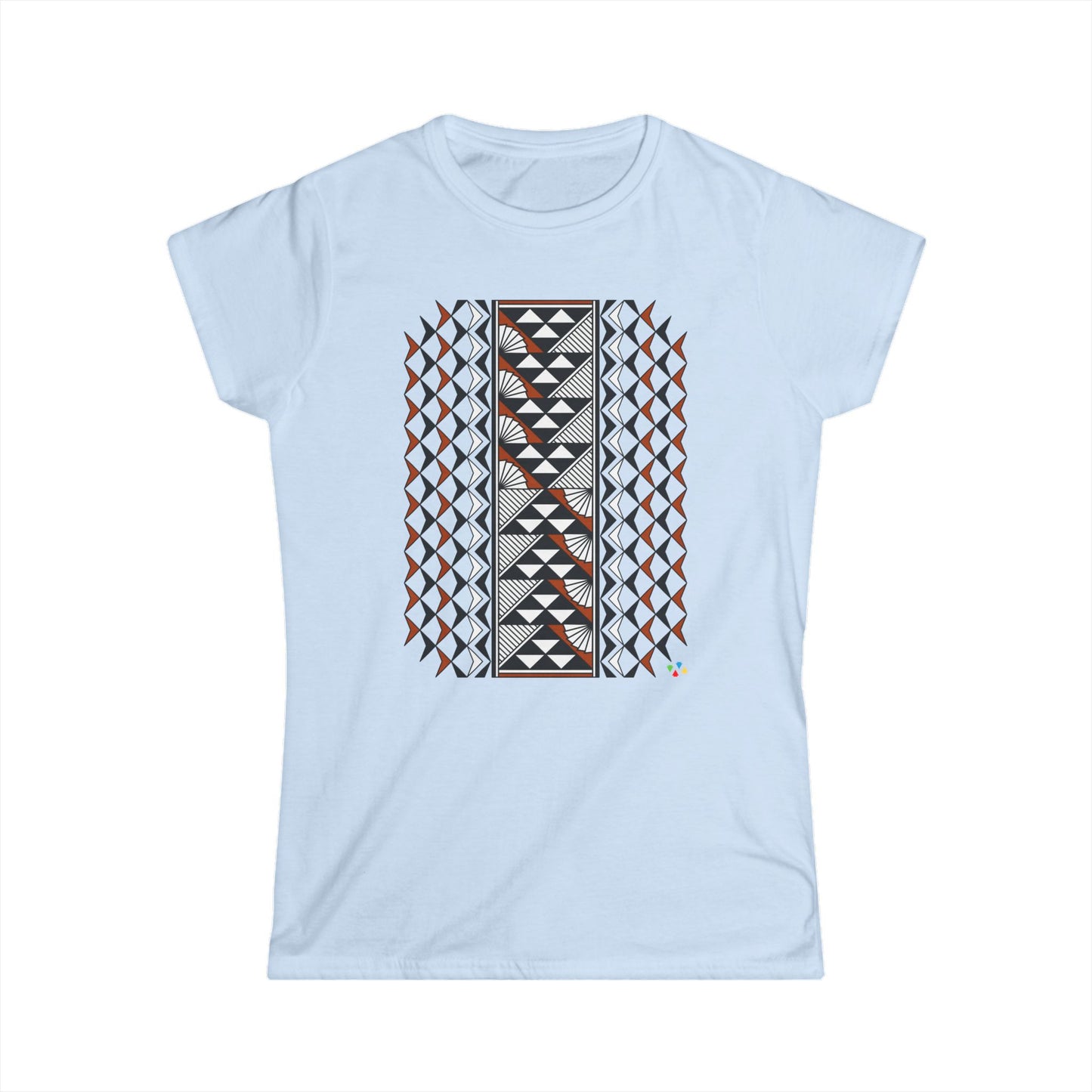 Rust Southwest Sun and Rain Women's Softstyle Tee