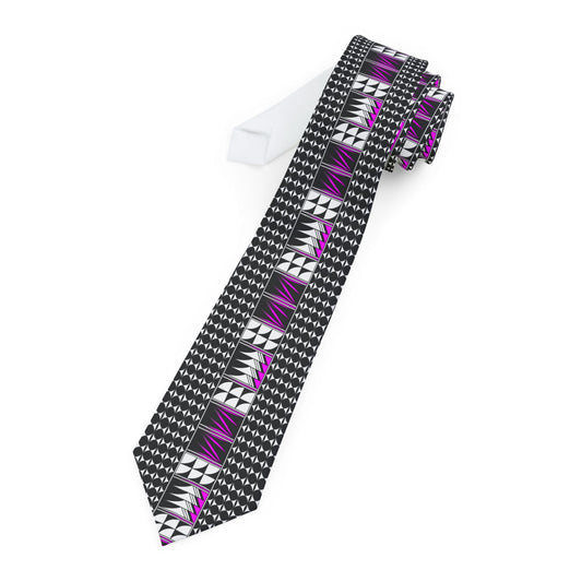 Pink Blessed Feathers Necktie
