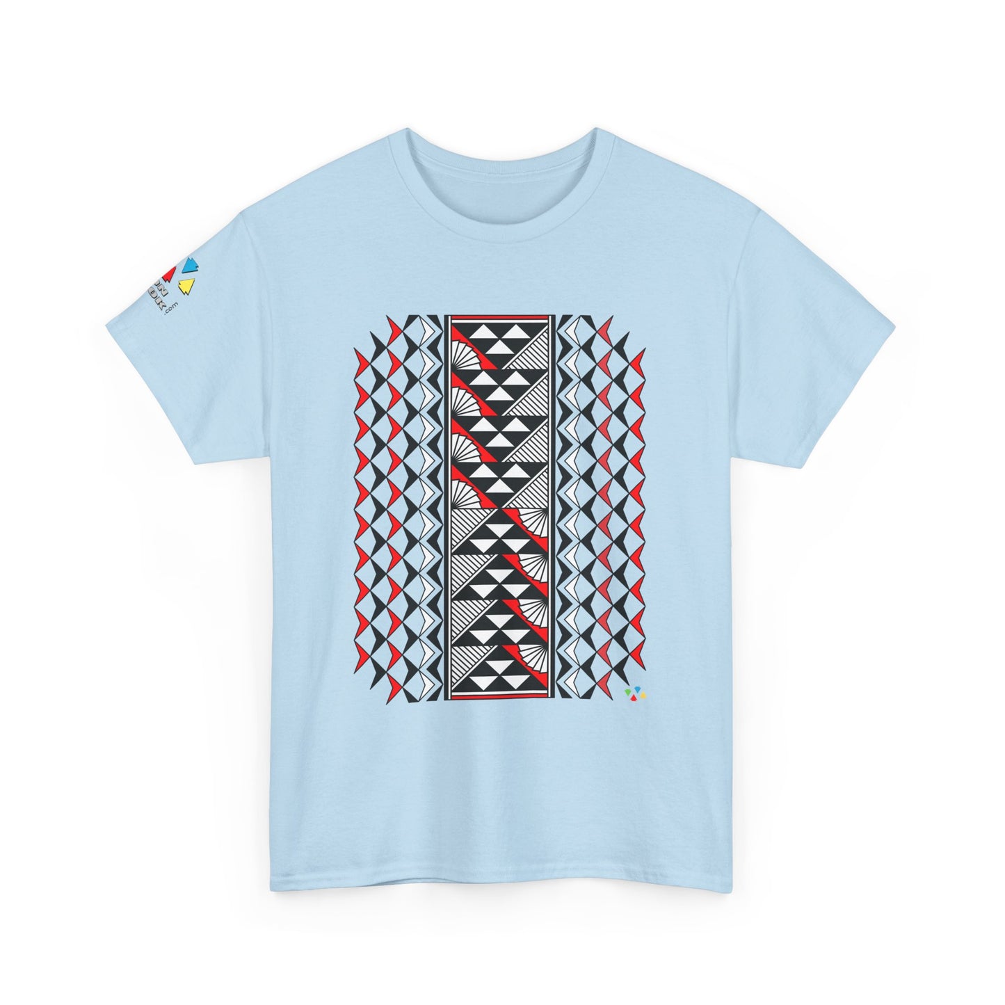 Sun and Rain in Red Gildan Unisex Tee