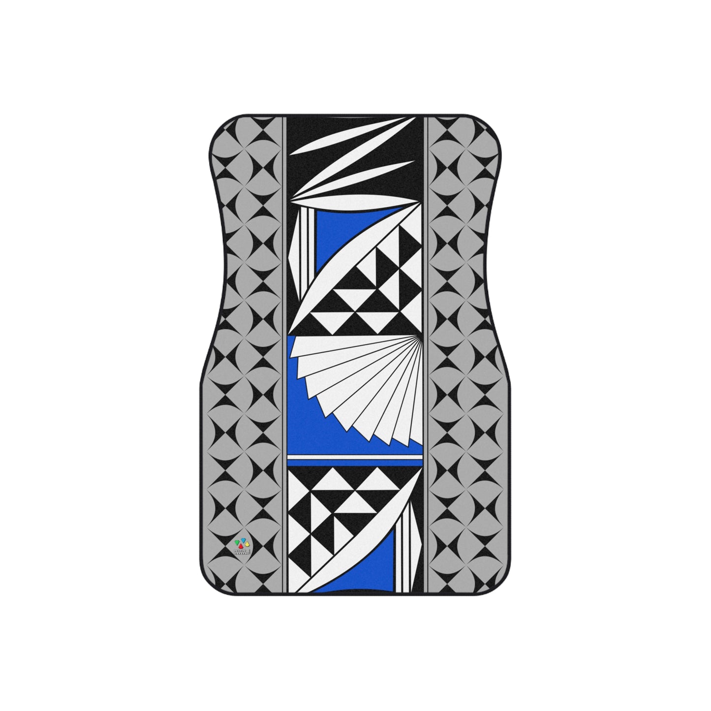Southwest Sunrise in Blue Car Mats (Set of 4)