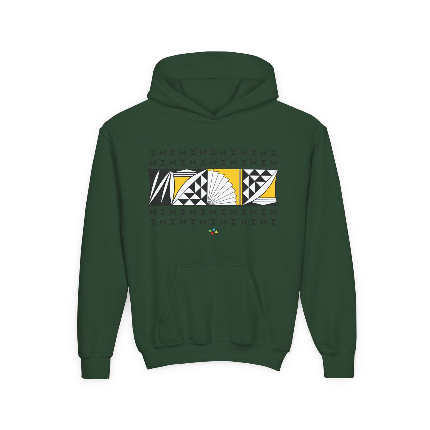 Yellow Southwest Sunrise Youth Heavy Blend Hooded Sweatshirt