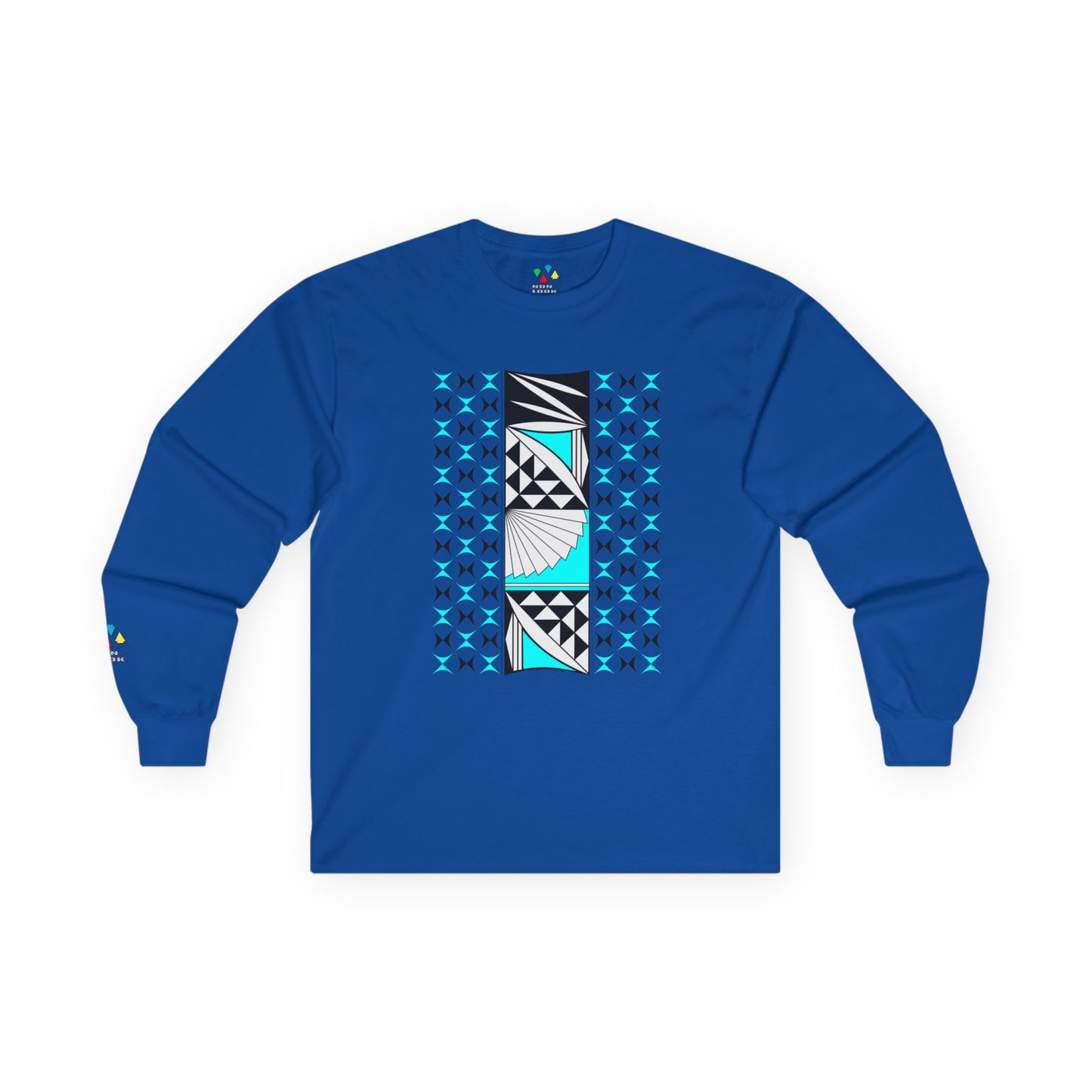 Southwest Sunrise in Turquoise Unisex Long Sleeve Tee
