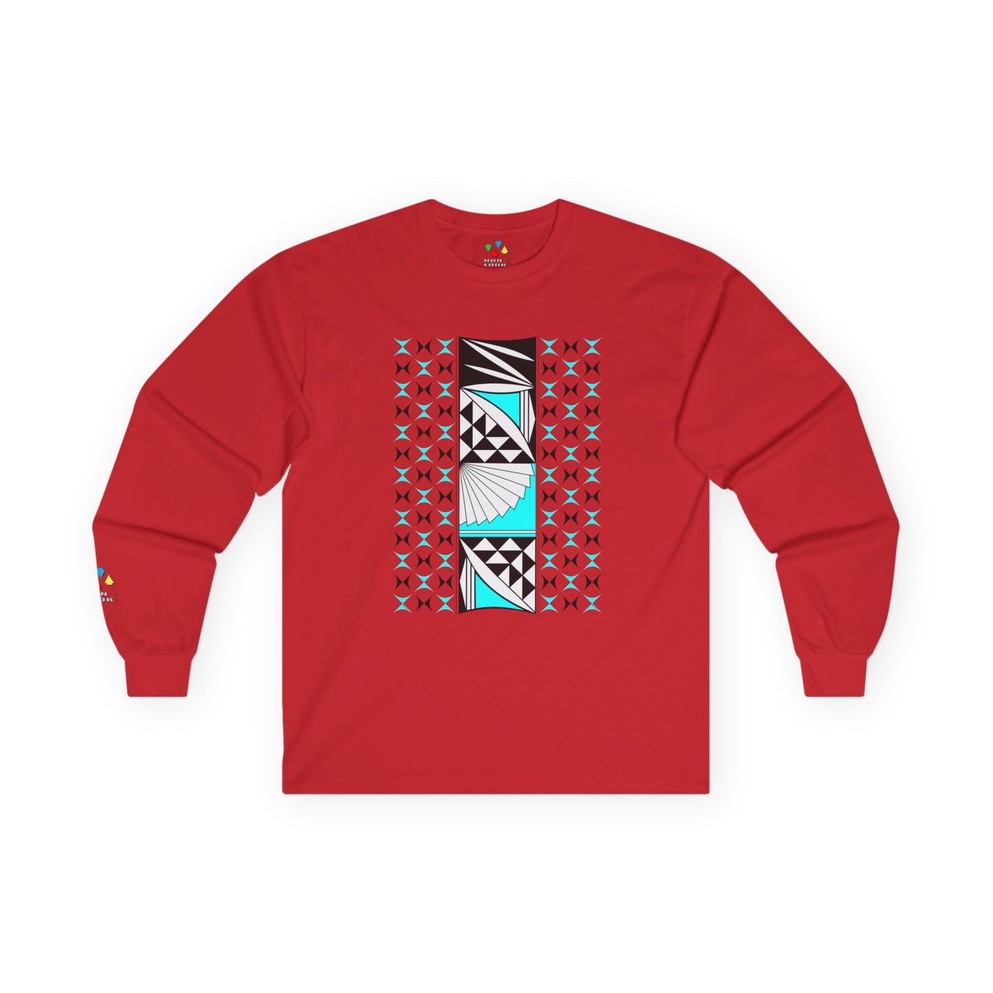 Southwest Sunrise in Turquoise Unisex Long Sleeve Tee