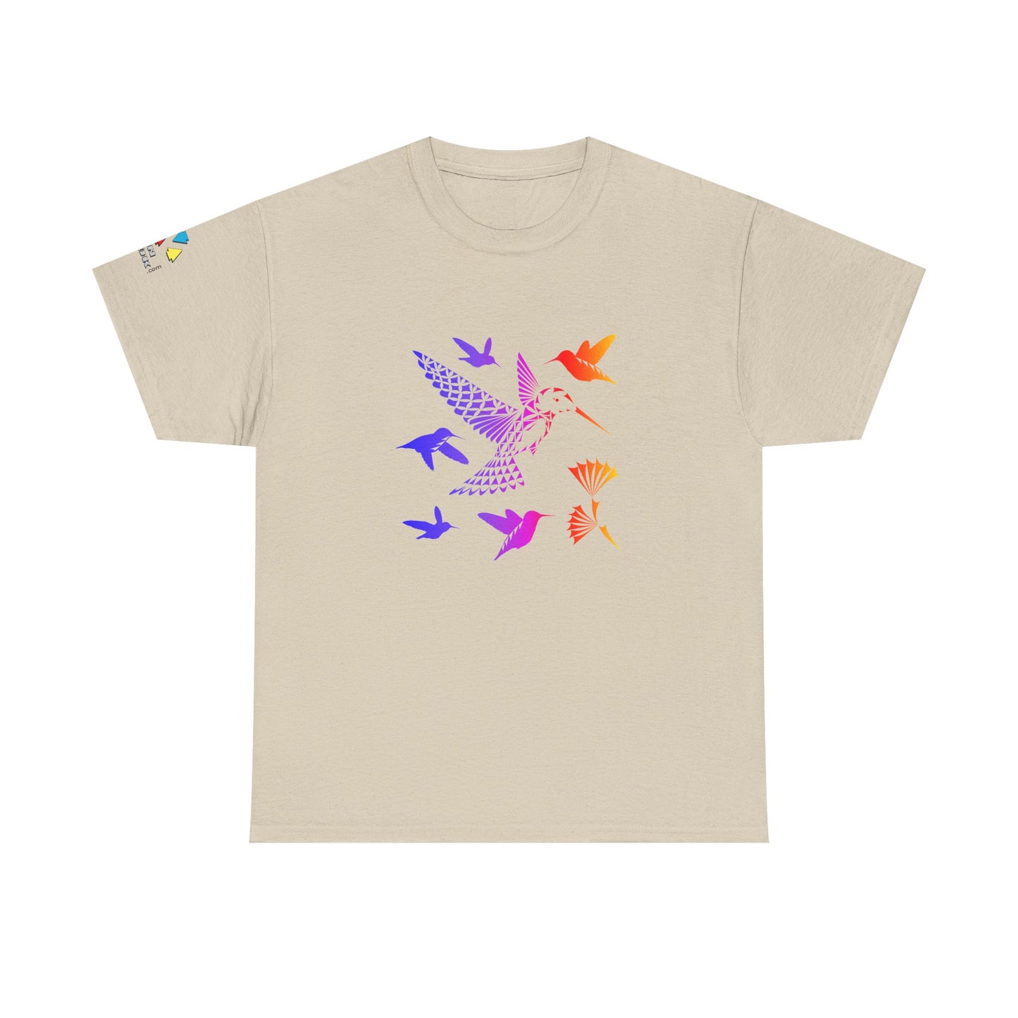 Rainbow Hummingbird Blessing Gildan Unisex Tee