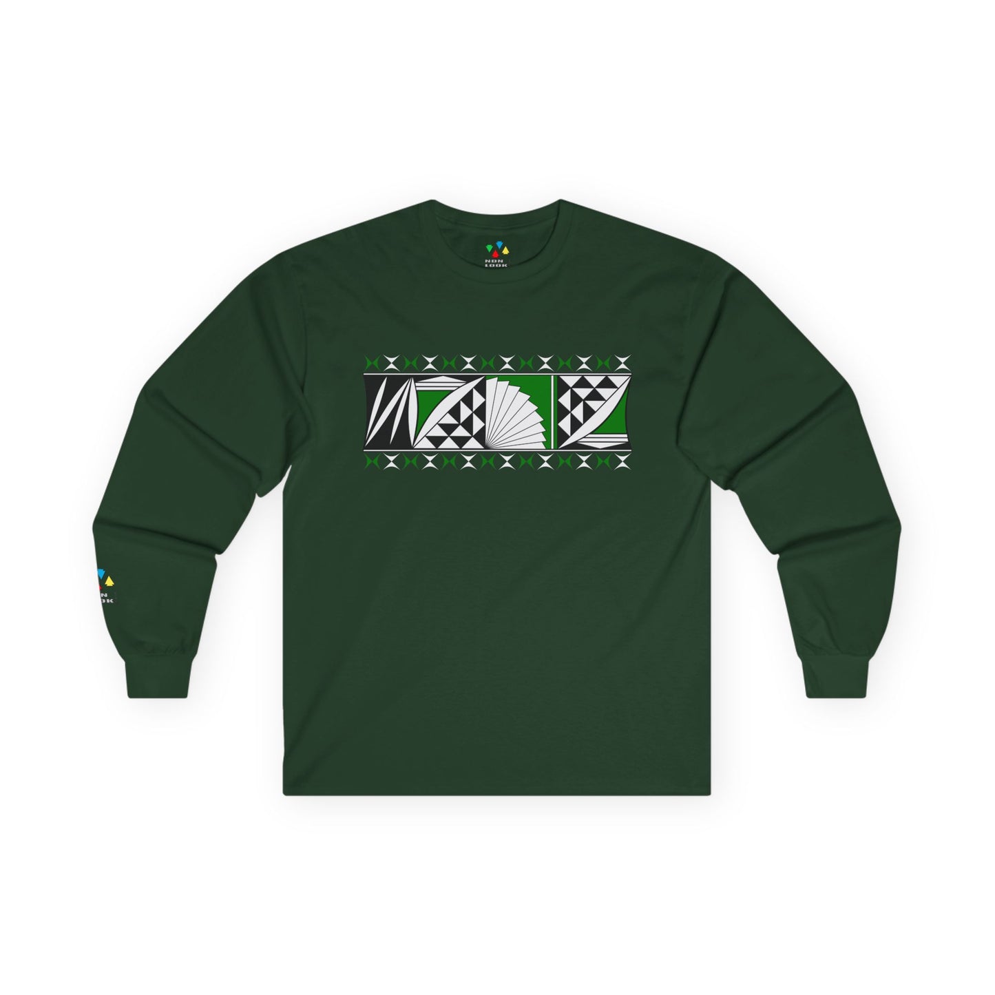 Southwest Sunrise in Green Unisex Long Sleeve Tee