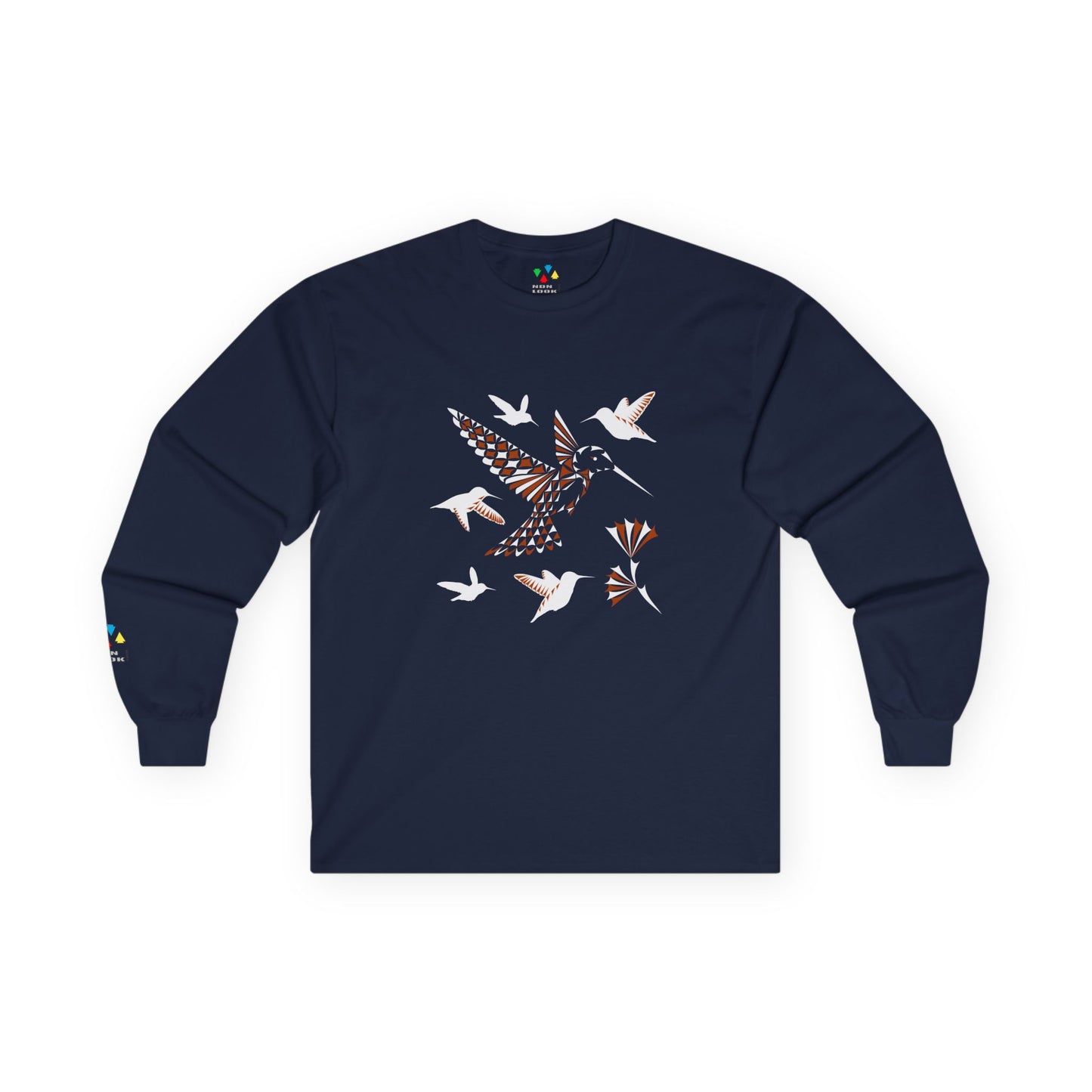 Hummingbird Blessing in Rust Unisex Long Sleeve Tee
