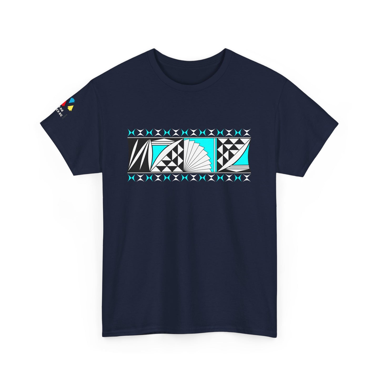 Southwest Sunrise 2 in Turquoise Gildan Unisex Tee