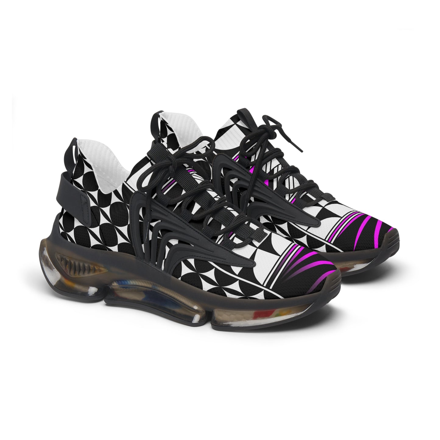 Feather Blessing in Pink Women's Mesh Sneakers