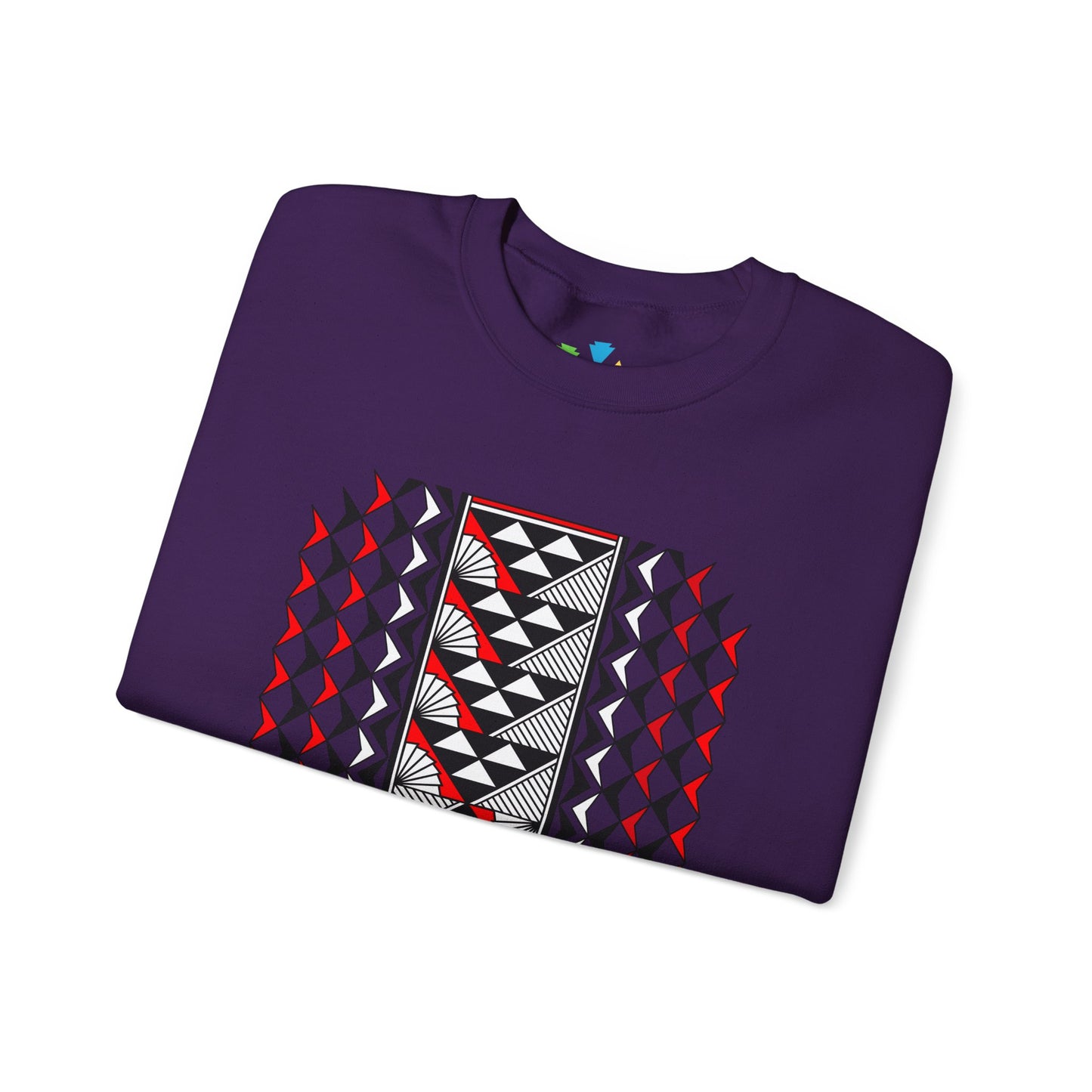 Sun and Rain in Red Unisex Sweatshirt