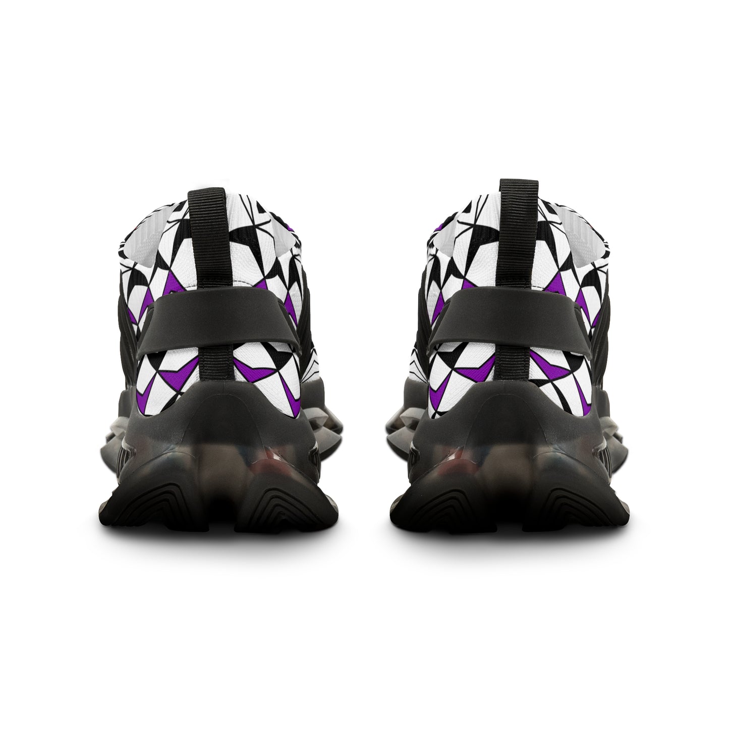 Sun and Rain in Purple Men's Mesh Sneakers
