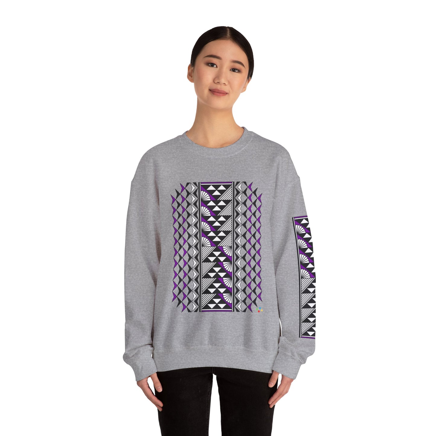 Sun and Rain in Purple Unisex Sweatshirt