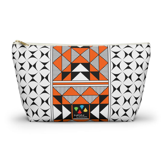 Sacred Mountains in Orange Pouch w T-bottom