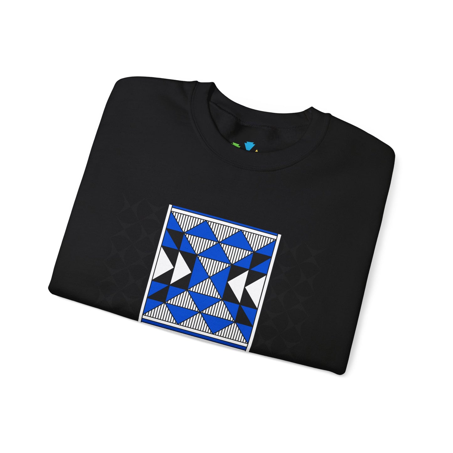 Sacred Mountains in Blue Unisex Sweatshirt