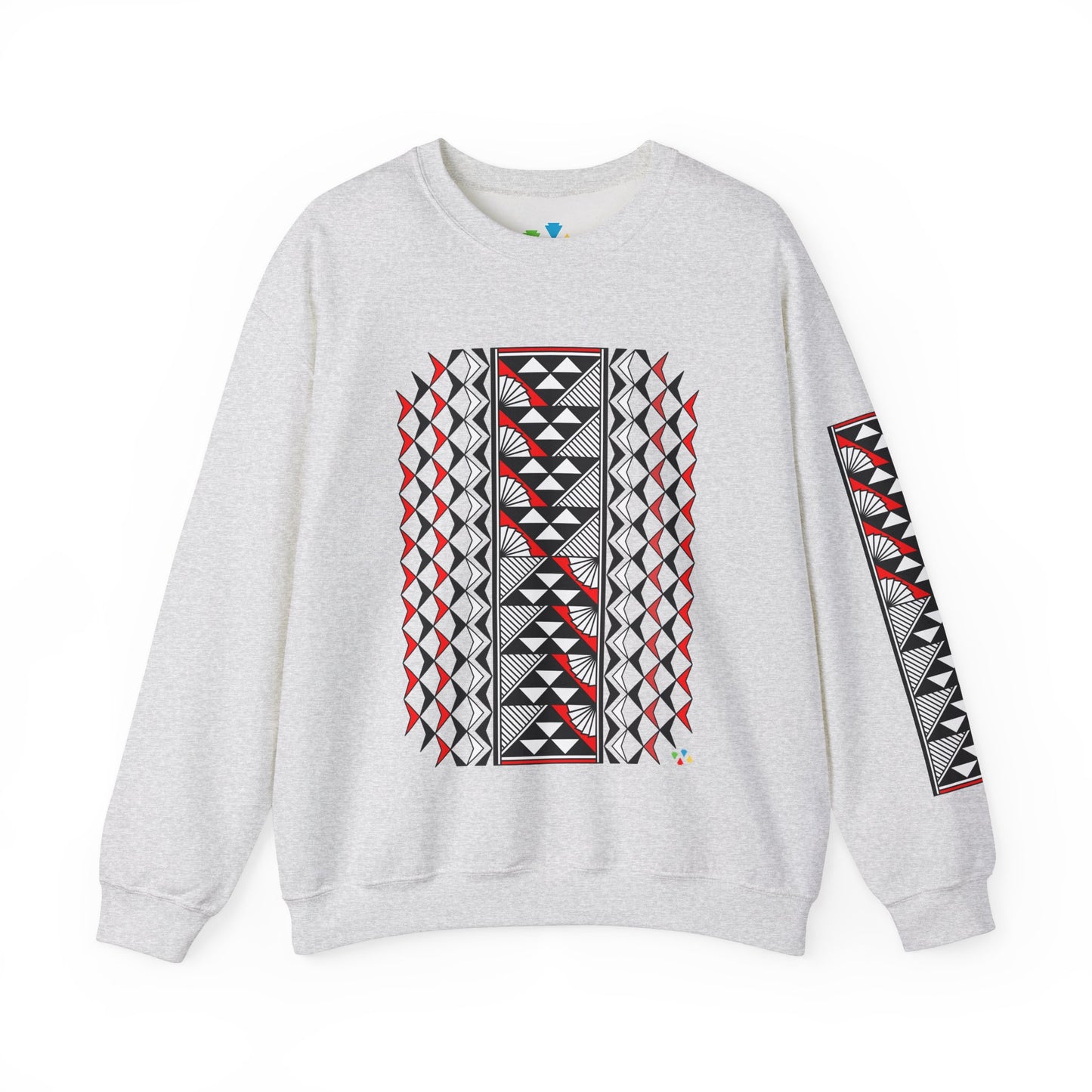 Sun and Rain in Red Unisex Sweatshirt