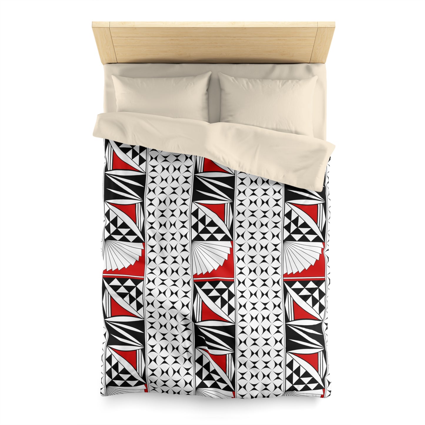 Southwest Sunrise in Red Microfiber Duvet Cover