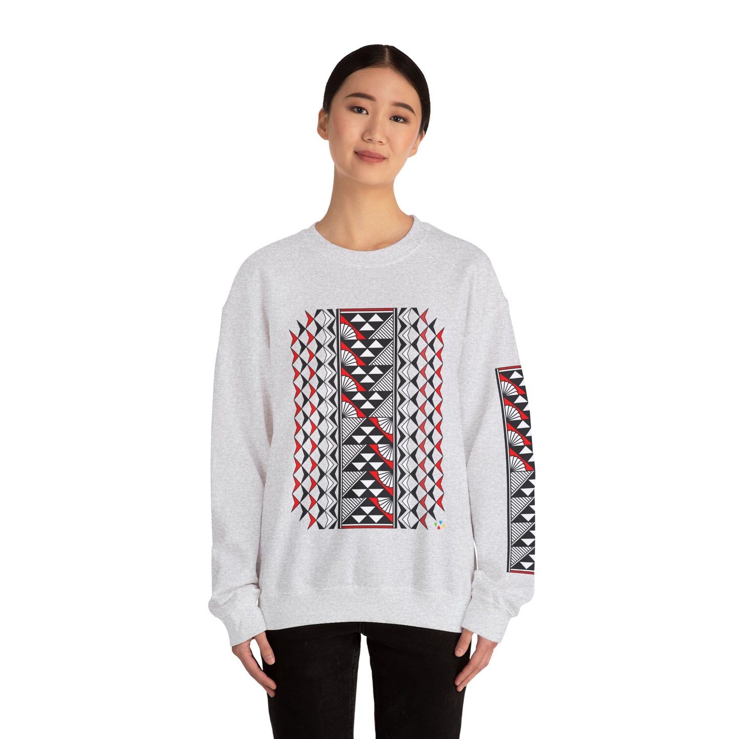 Sun and Rain in Red Unisex Sweatshirt