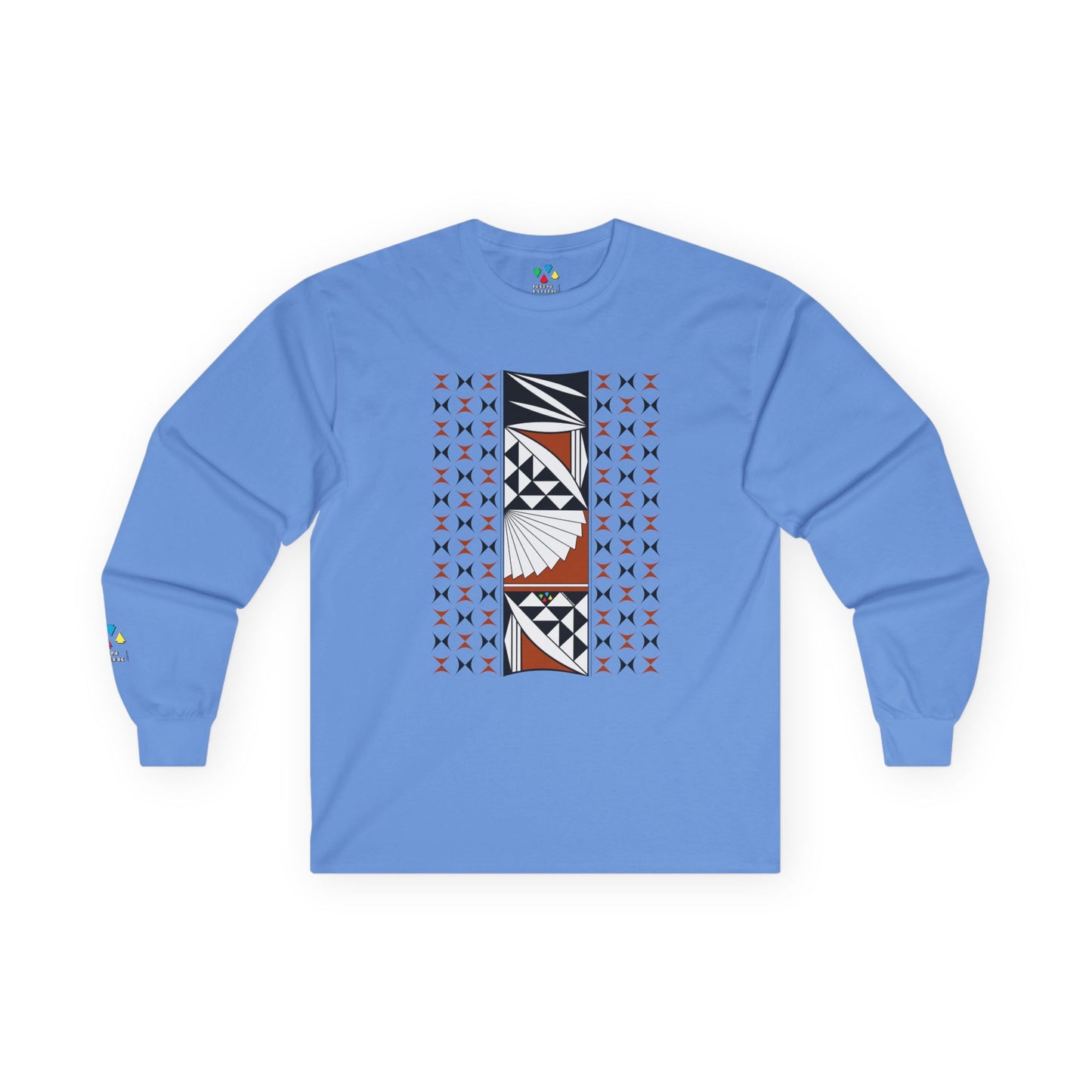 Southwest Sunrise in Rust Unisex Long Sleeve Tee