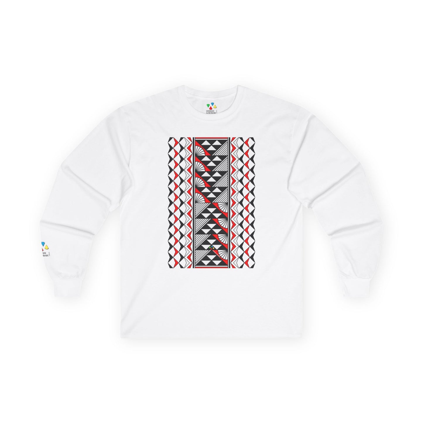 Sun and Rain in Red Unisex Long Sleeve Tee