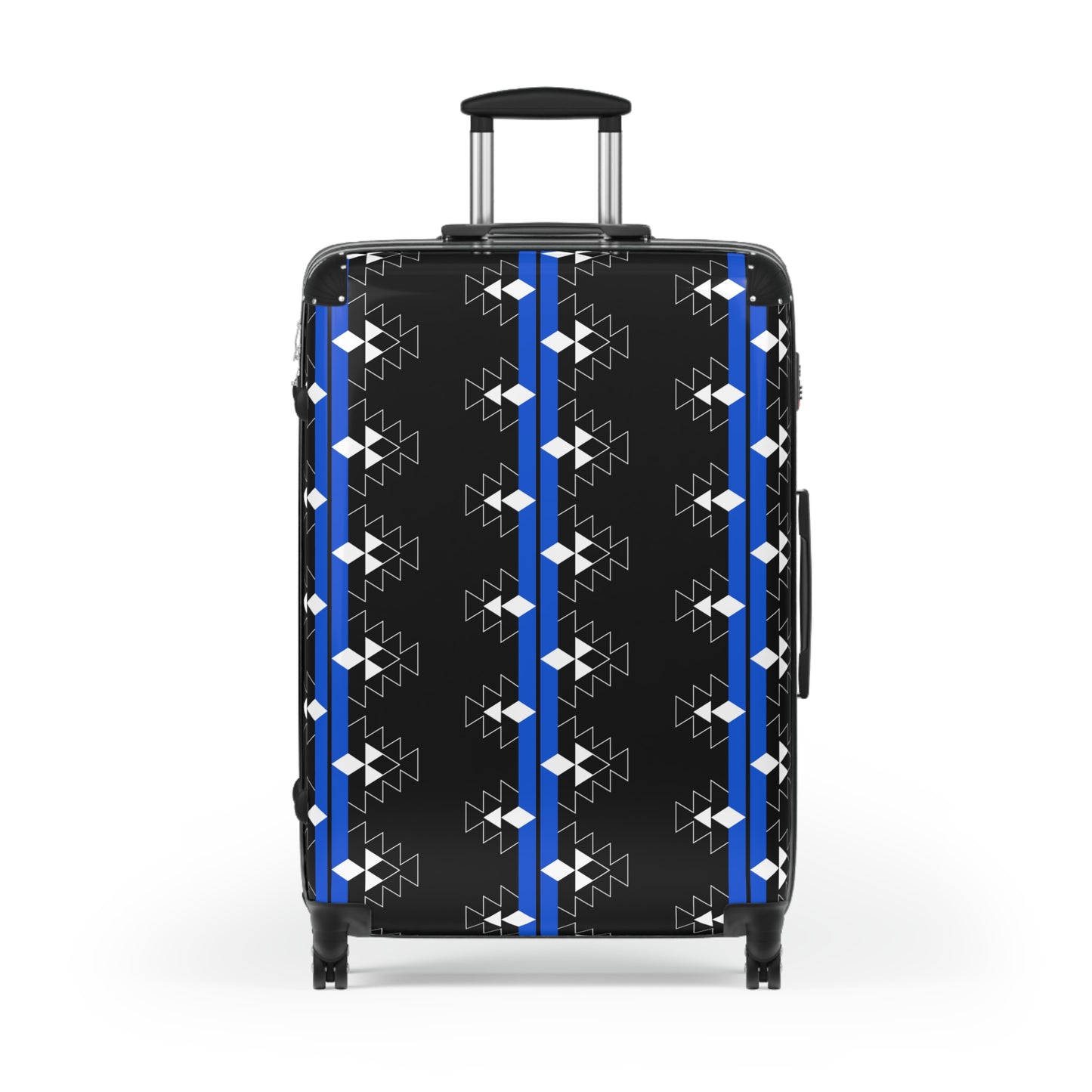 Blue Native Woven Stories Suitcases