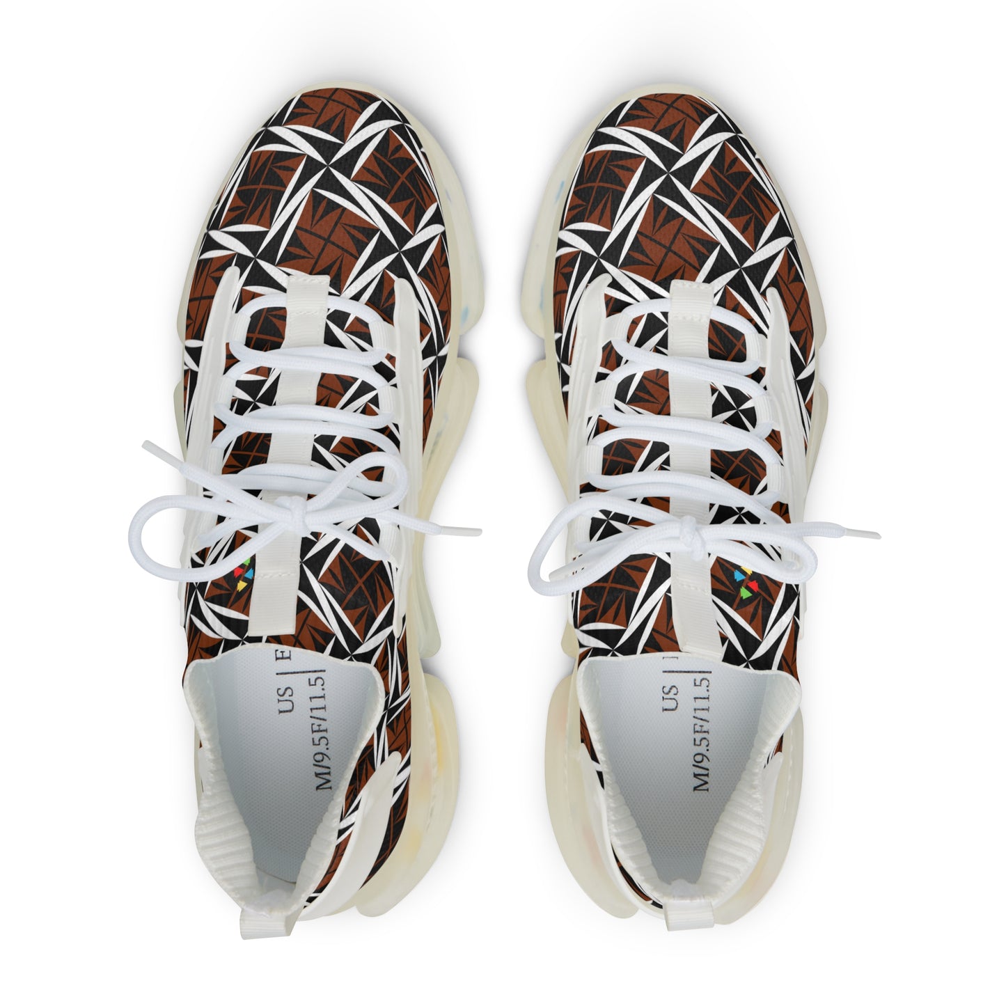 Sacred Winds in Rust Men's Mesh Sneakers