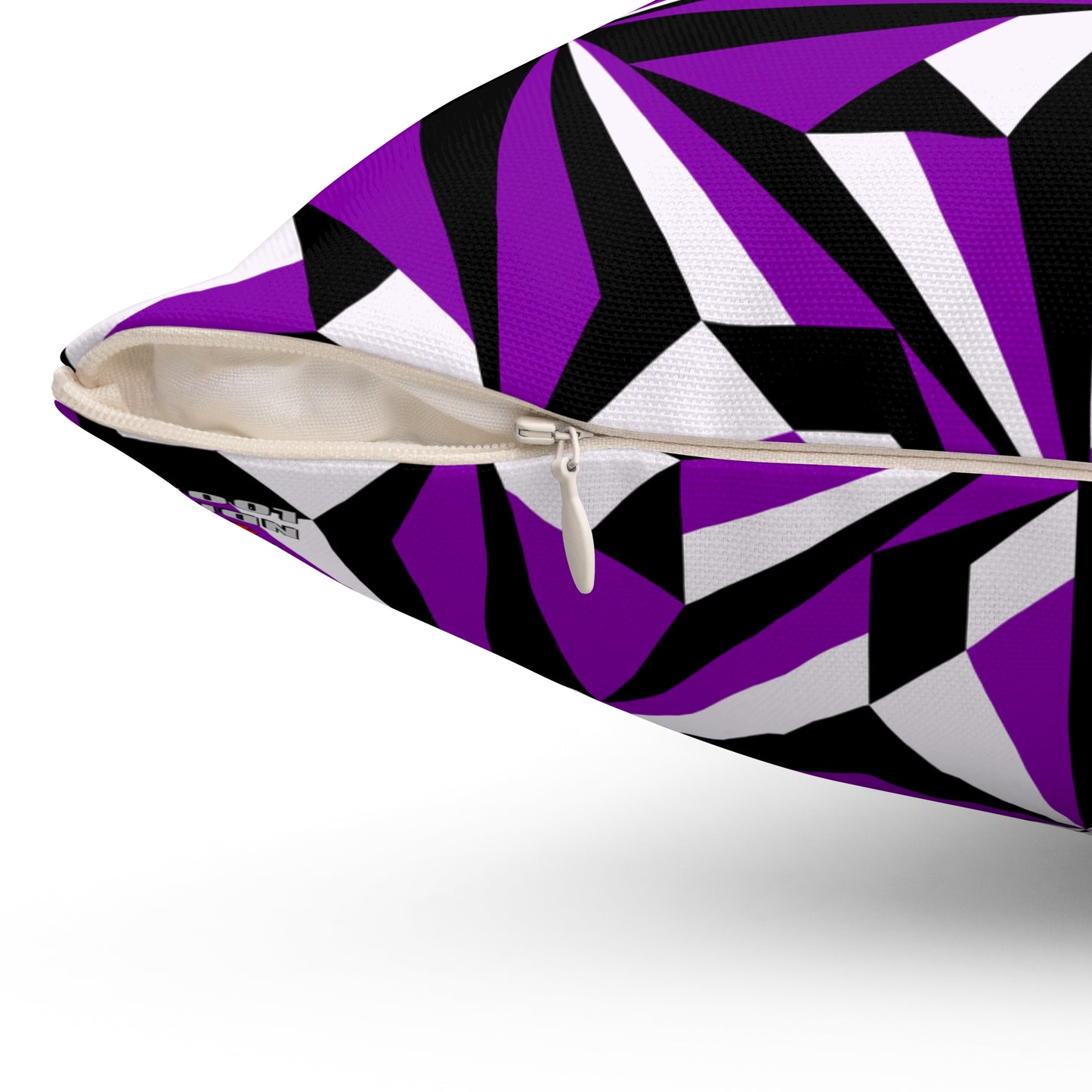 Desert Flowers in Purple Square Pillow