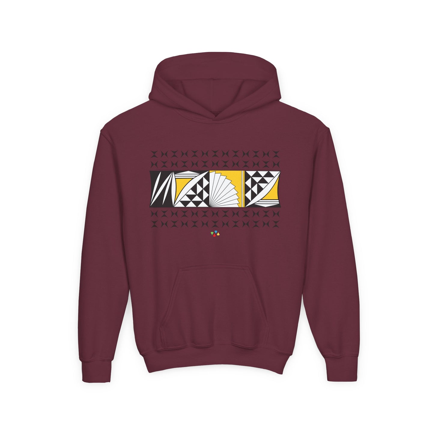 Yellow Southwest Sunrise Youth Heavy Blend Hooded Sweatshirt