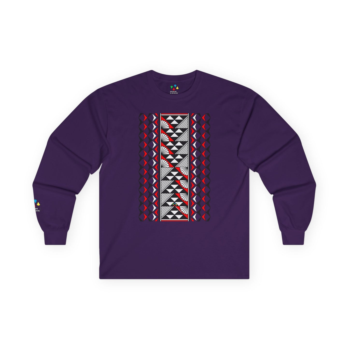 Sun and Rain in Red Unisex Long Sleeve Tee