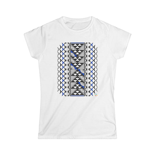 Blue/Gray Southwest Sun and Rain Women's Softstyle Tee