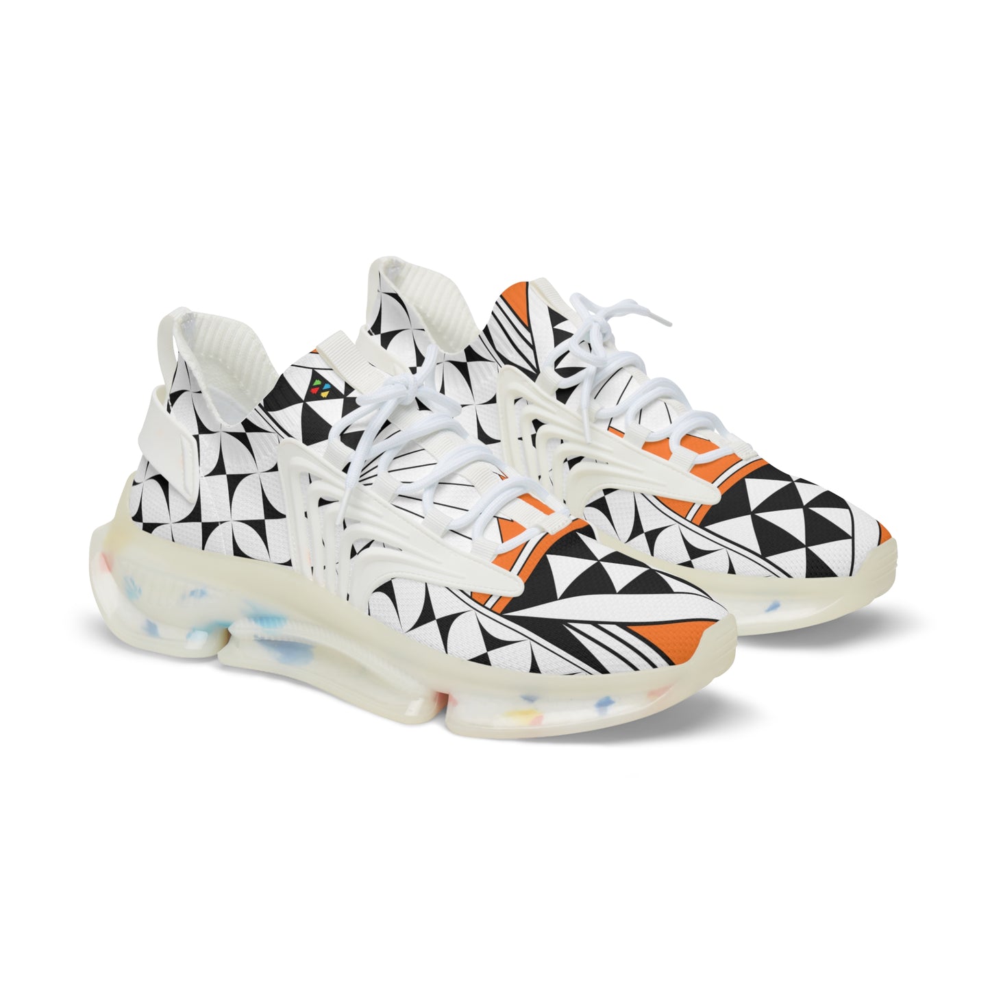 Southwest Sunrise in Orange Men's Mesh Sneakers