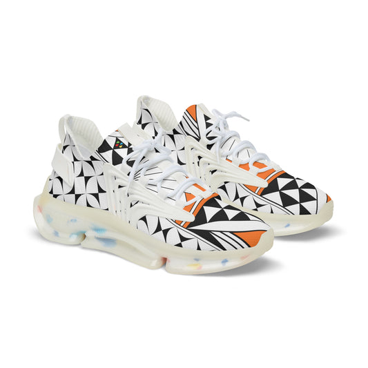 Southwest Sunrise in Orange Men's Mesh Sneakers