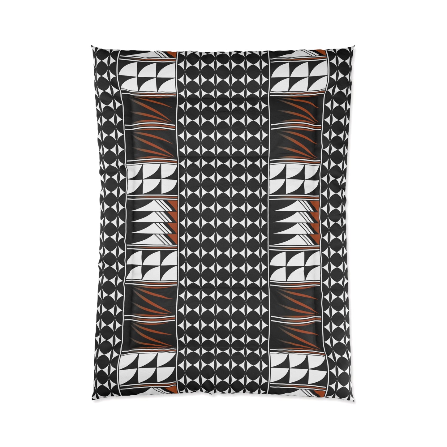 Southwest Feather Blessing in Rust Comforter