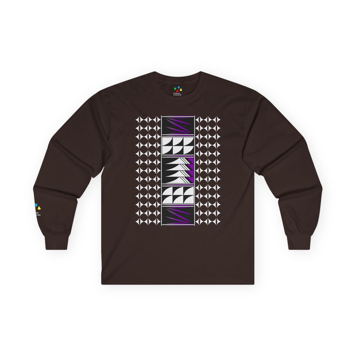 Feather Blessings in Purple Unisex Long Sleeve Tee