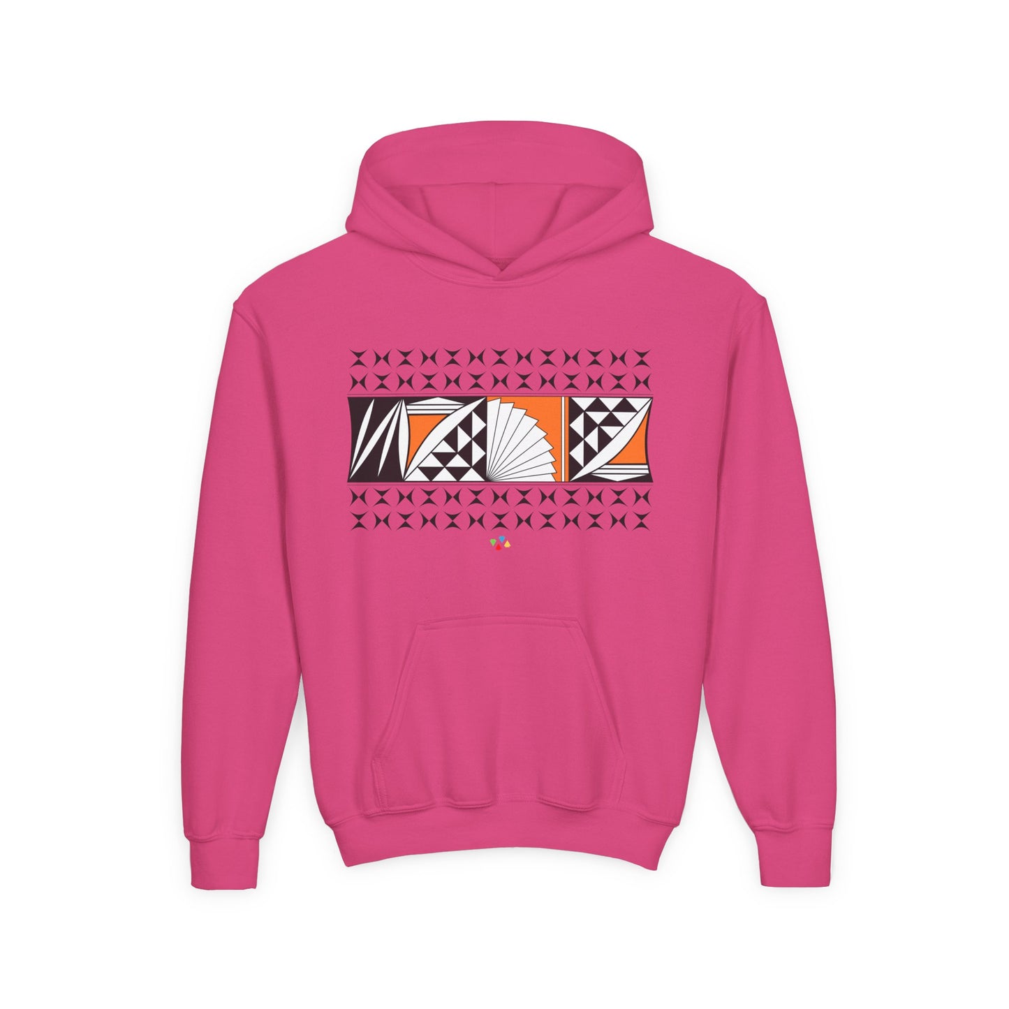 Orange Southwest Sunrise Youth Heavy Blend Hooded Sweatshirt