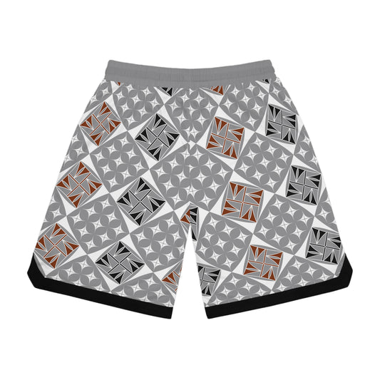Sacred Universe in Gray Basketball Rib Shorts
