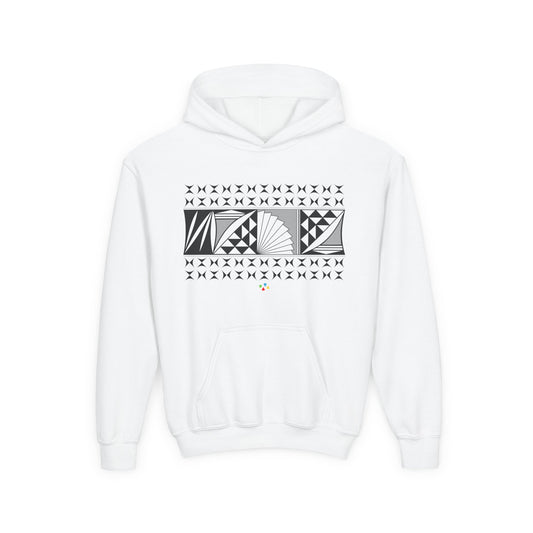 Gray Southwest Sunrise Youth Heavy Blend Hooded Sweatshirt