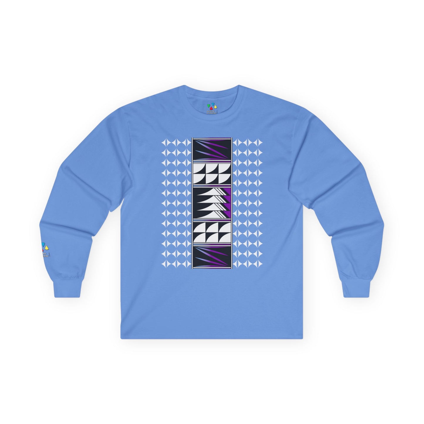 Feather Blessings in Purple Unisex Long Sleeve Tee