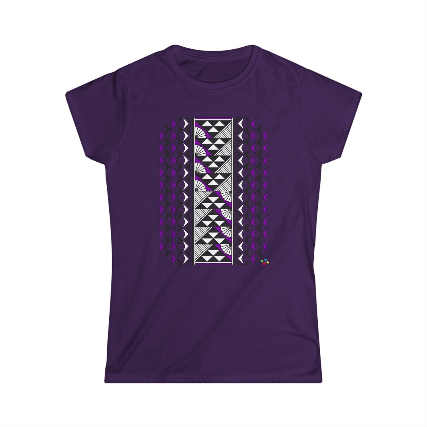 Purple Southwest Sun and Rain Women's Softstyle Tee