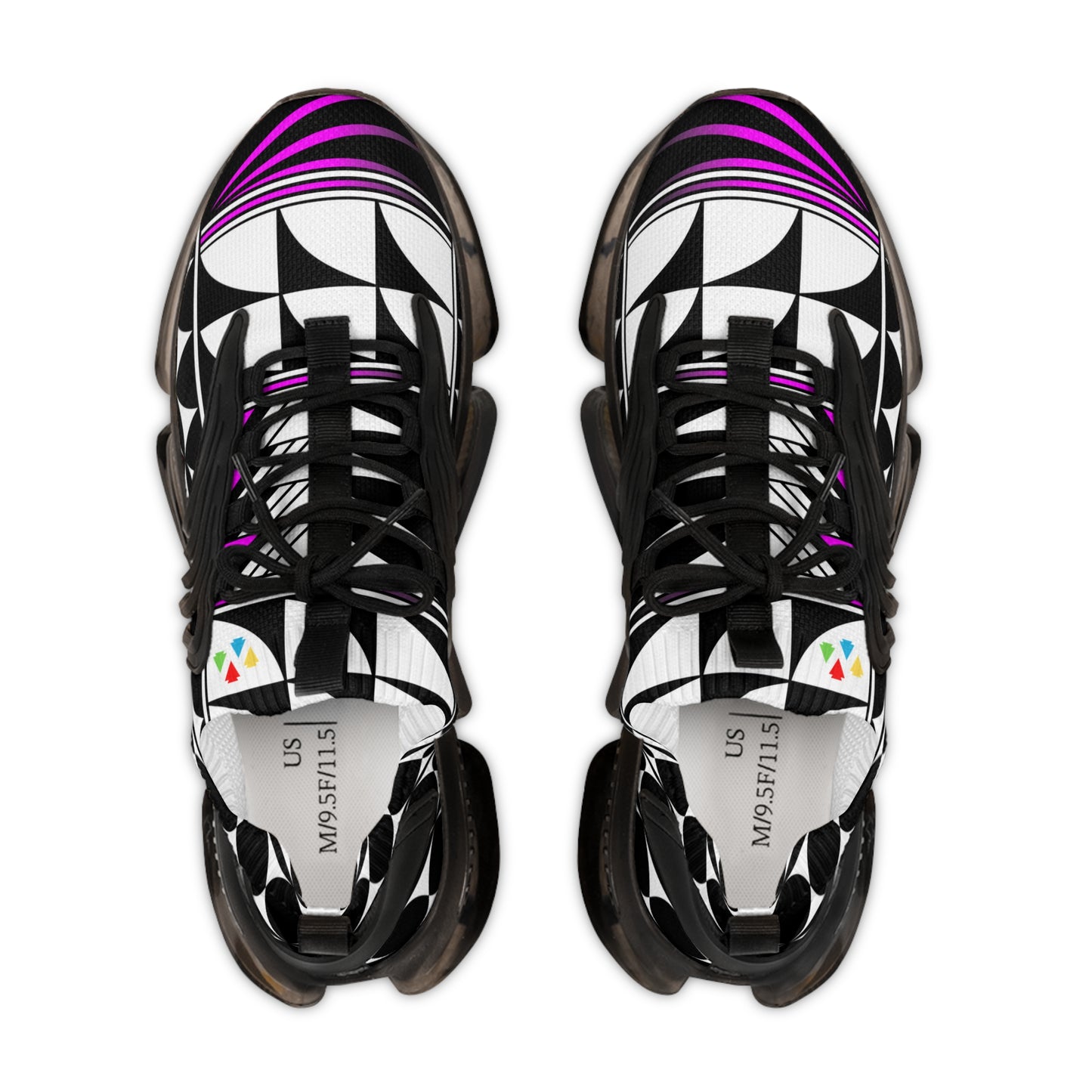 Feather Blessing in Pink Men's Mesh Sneakers