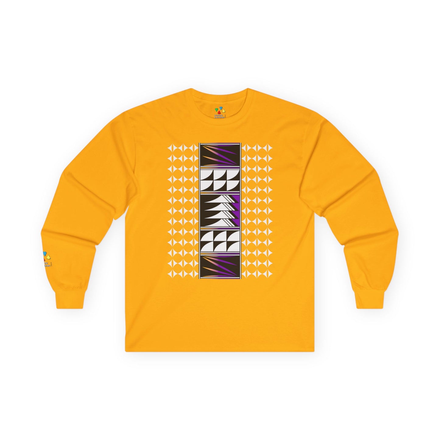 Feather Blessings in Purple Unisex Long Sleeve Tee