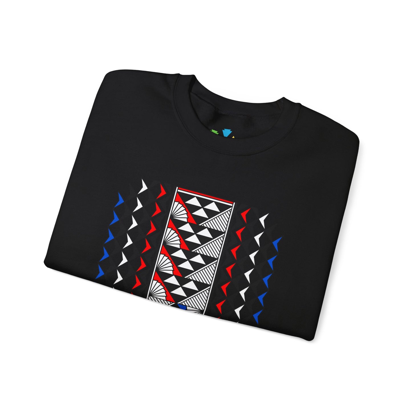 Sun and Rain in Red/White/Blue Unisex Sweatshirt
