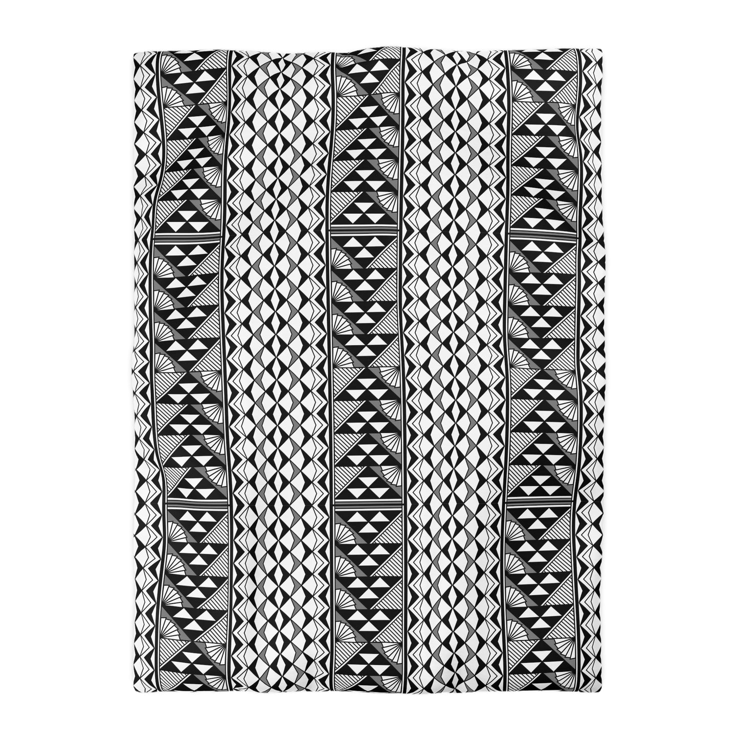 Sun and Rain in Gray Microfiber Duvet Cover