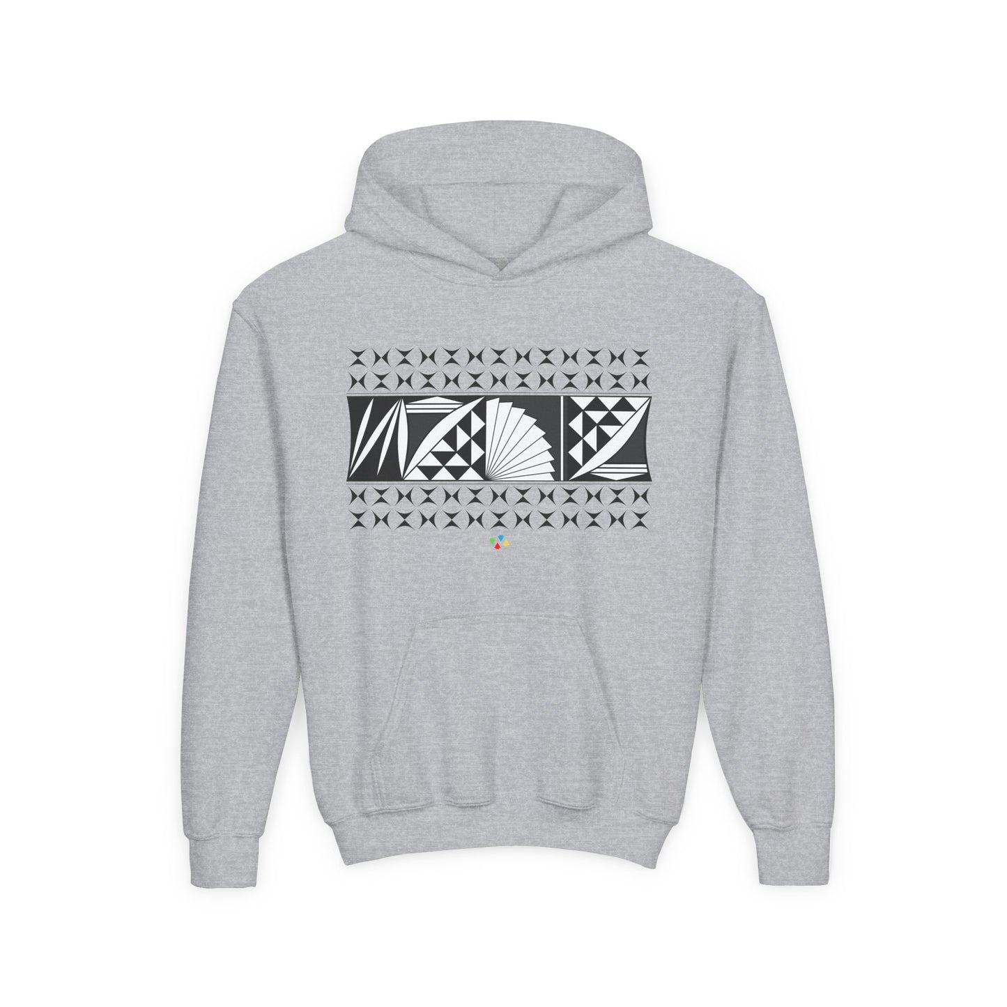 Charcoal Southwest Sunrise Youth Heavy Blend Hooded Sweatshirt